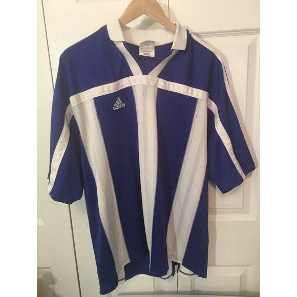 Adidas Fc Dallas Blue And White Stripe MLS Jersey Men’s Sz XL No 18‎ NovaFC.org - Picture 4 of 8